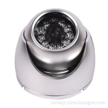 420TVL Sharp CCD Mini Vandal-proof IR Dome Camera with 12-piece Infrared LEDs